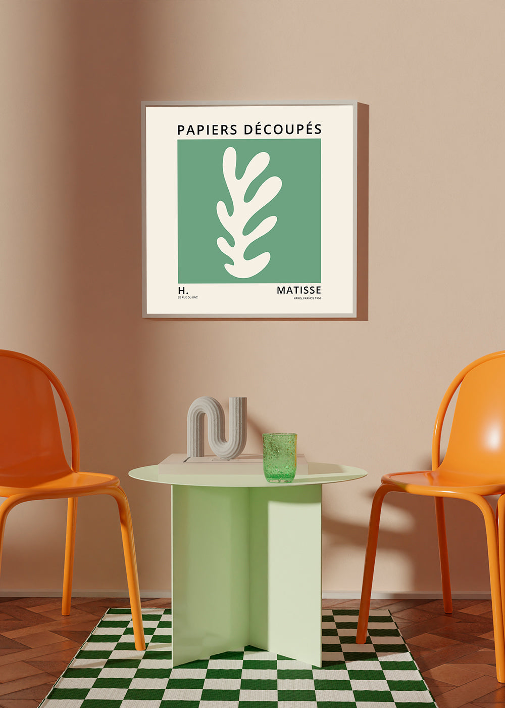 Henri Matisse GREEN papiers decoupes II
