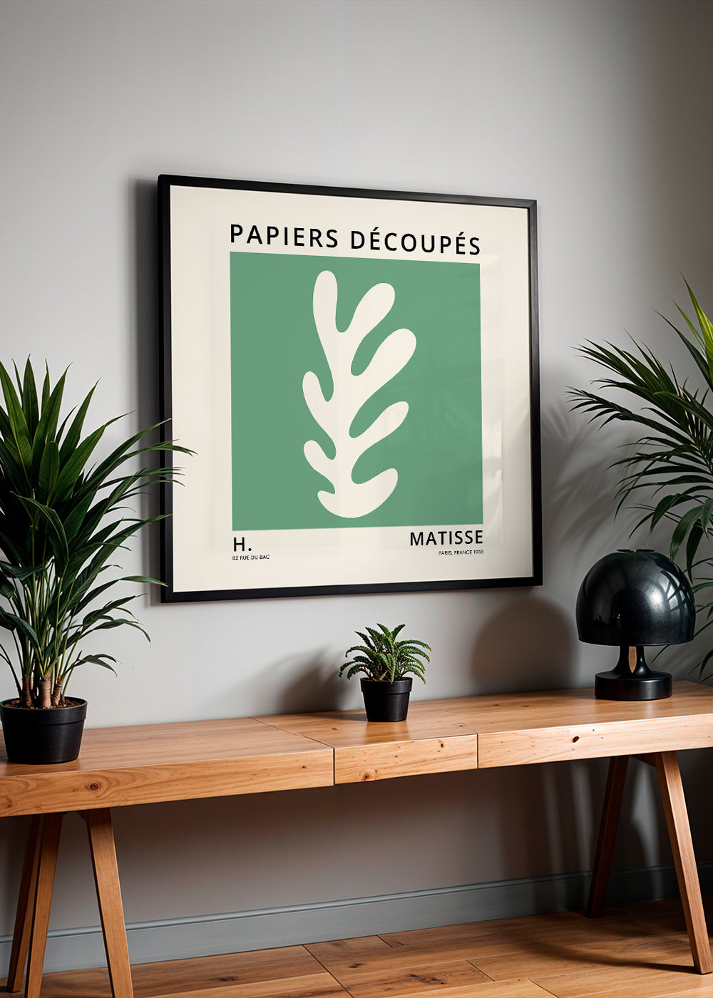 Henri Matisse GREEN papiers decoupes II
