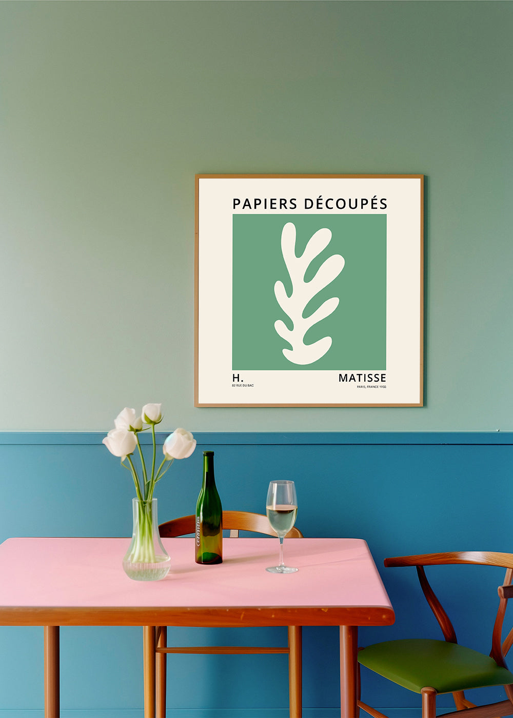 Henri Matisse GREEN papiers decoupes II