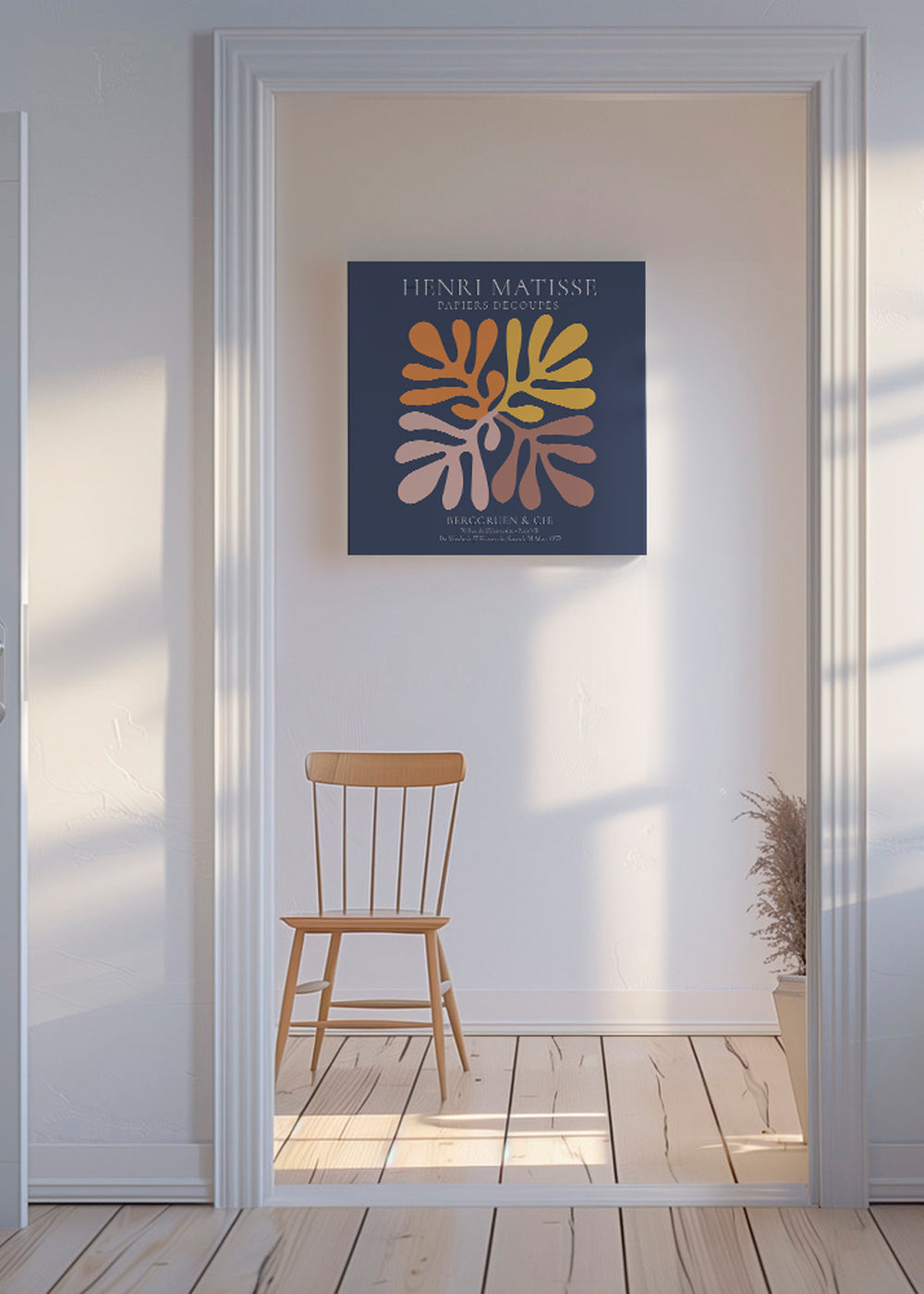 Henri Matisse NAVY papiers decoupes II