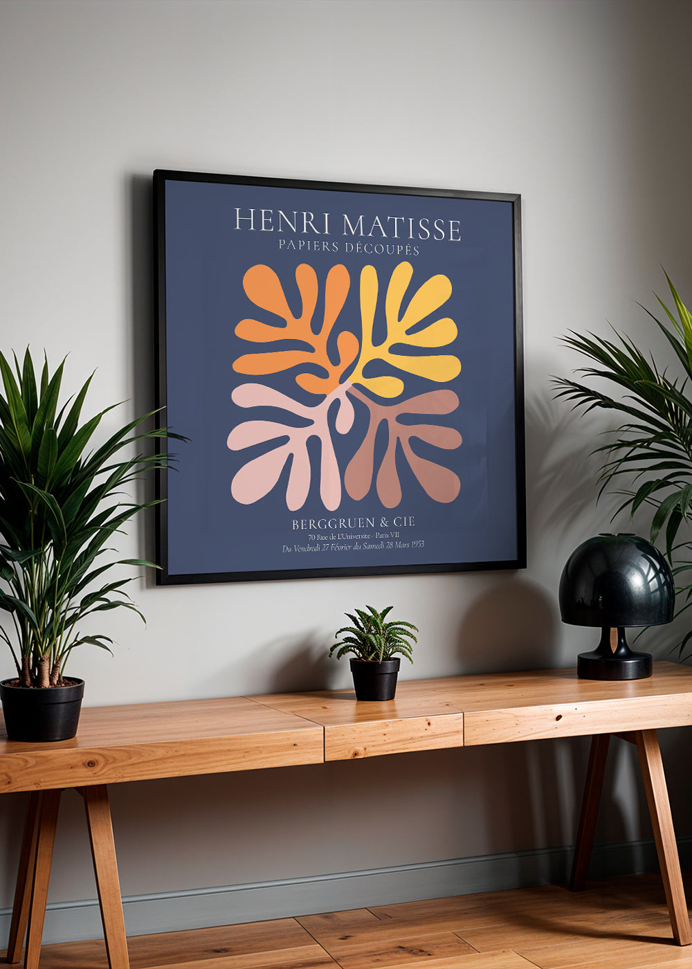 Henri Matisse NAVY papiers decoupes II