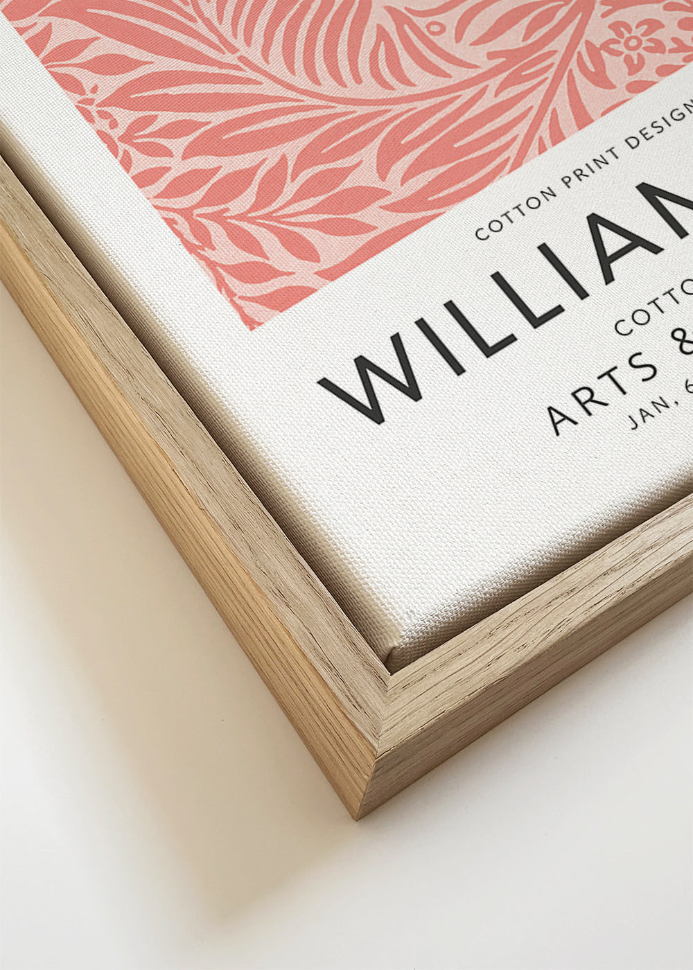 William Morris pink pattern