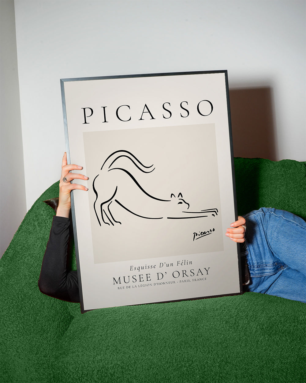 Pablo Picasso Animals Drawings the cat Esquisse D’un Félin