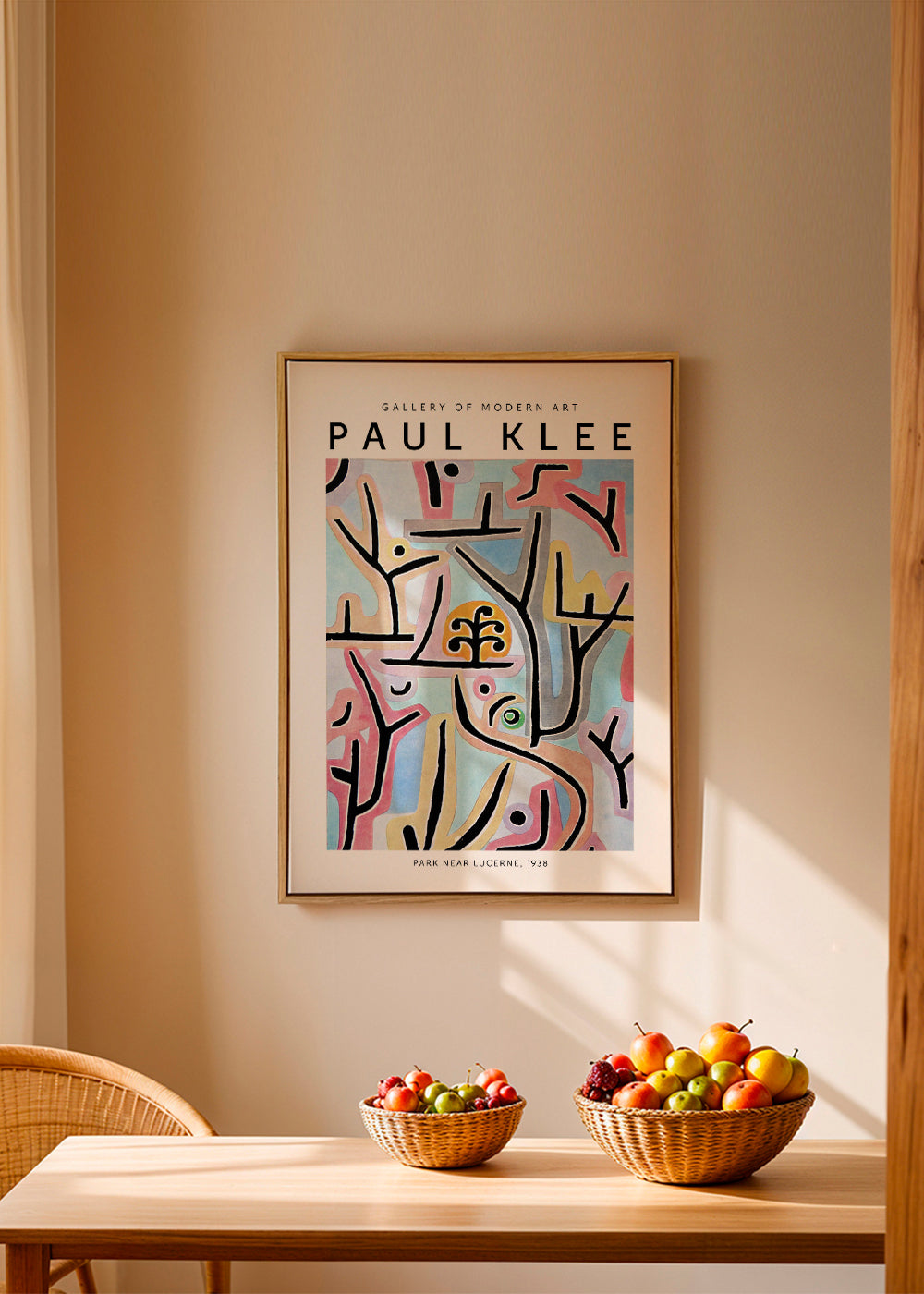 Abstract artwork with stylized trees | Wall art, framed prints and