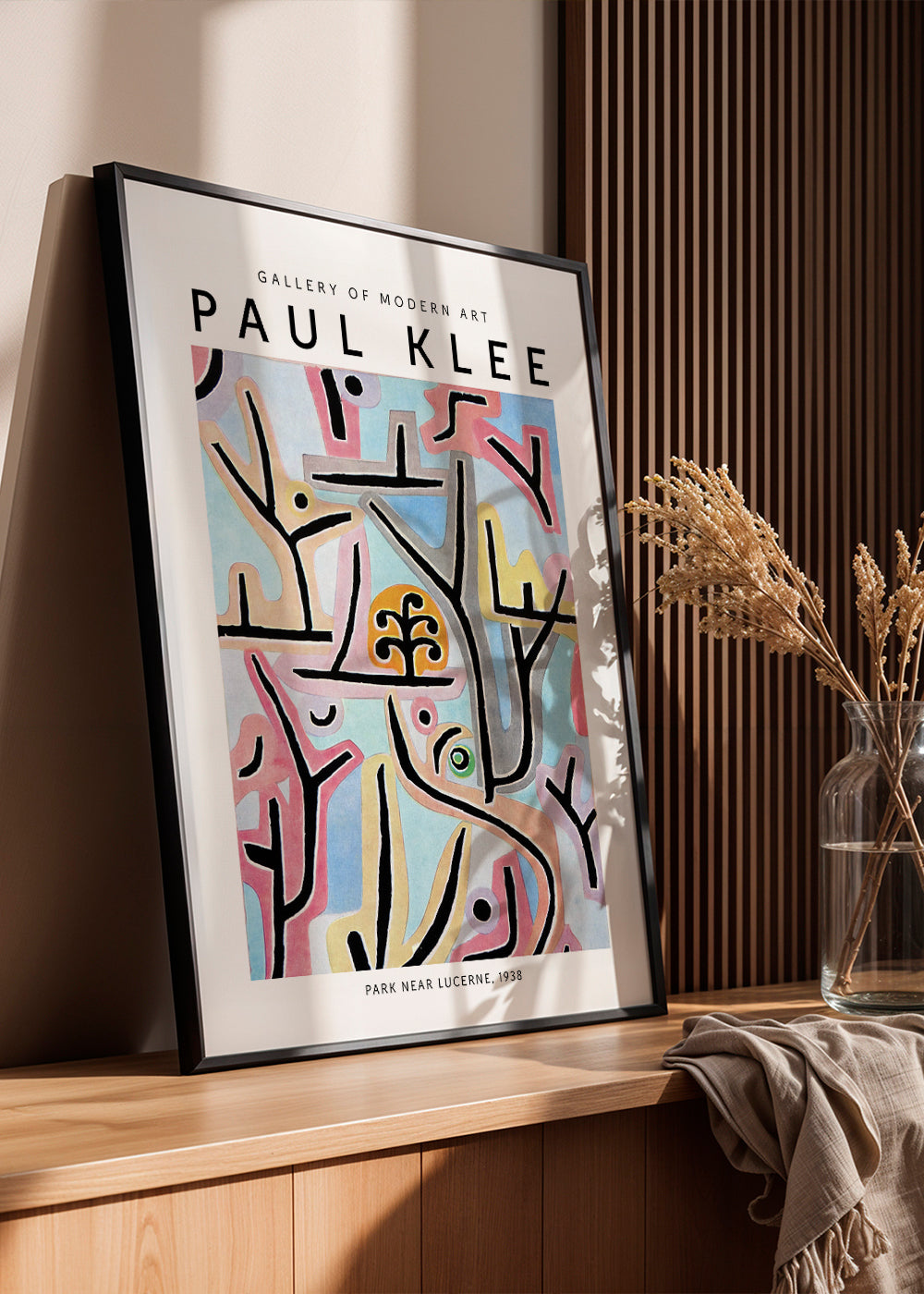 Abstract artwork with stylized trees | Wall art, framed prints and