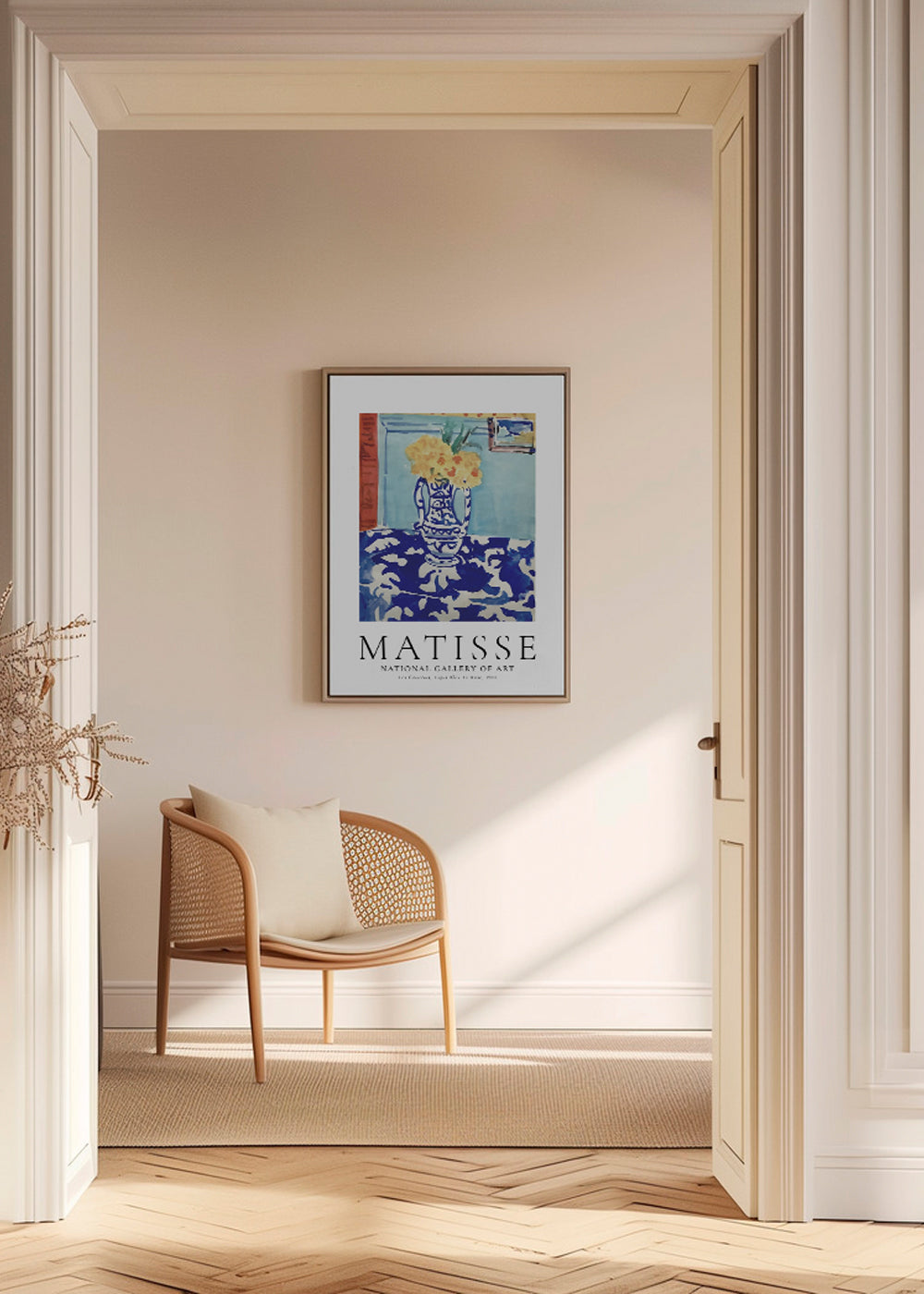 Matisse roze en blauwe set van 4 schilderijen - beroemde kunst Matisse roze en blauwe set van 4 schilderijen - beroemde kunst