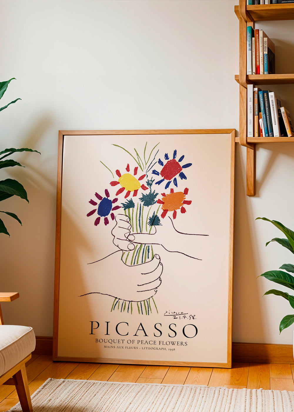Dittelle Pablo Picasso-Boeket van Vrede Bloemen Canvas Kunst Posters En Prints Abstracte Bloemen Canvas Schilderijen Wall Art Pictures 50 x 70 cm Frameloos Dittelle Pablo Picasso-Boeket van Vrede Bloemen Canvas Kunst Posters En Prints Abstracte Bloemen Canvas Schilderijen Wall Art Pictures 50 x 70 cm Frameloos