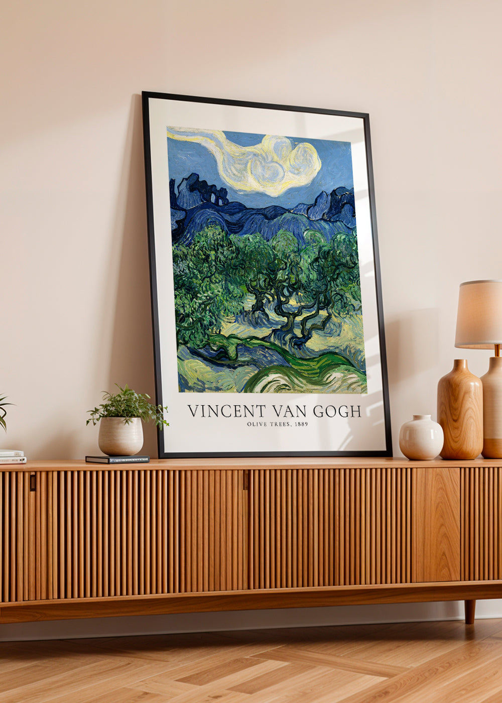 Botanical print Olive Trees by Van Gogh | Wall art, framed prints