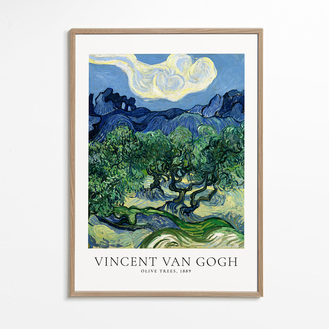 Botanical print Olive Trees by Van Gogh | Wall art, framed prints