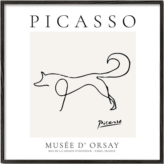 Pablo Picasso Animals Drawing Fox II