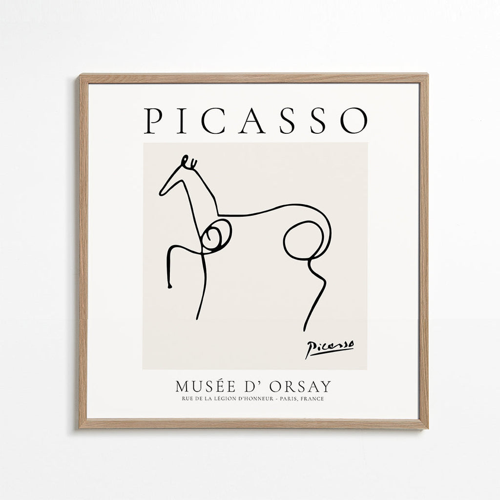 Pablo Picasso Animals Drawing Horse II
