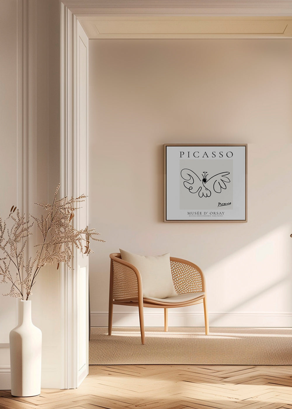 Pablo Picasso Animals Drawing butterfly II