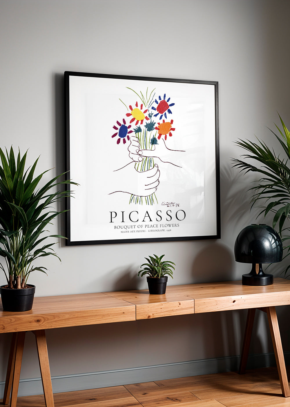 Scandinavian wall art Pablo Picasso Bouquet Of Peace II | Wall art