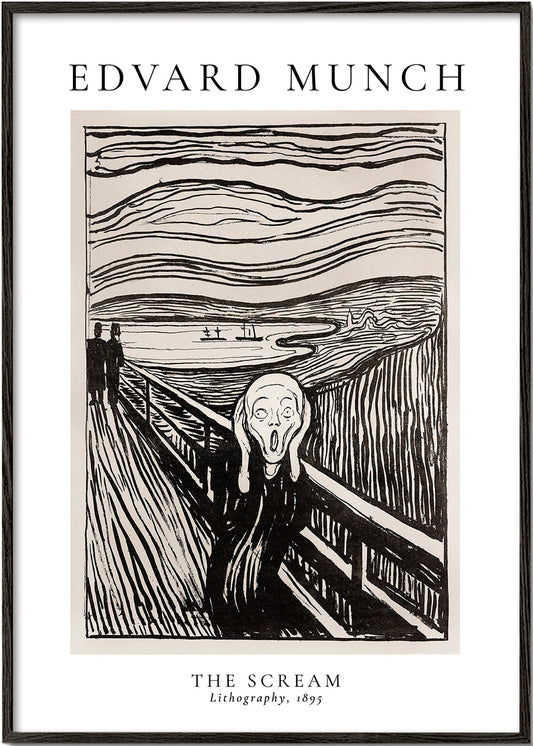 Edvard Munch The Scream Lithograph