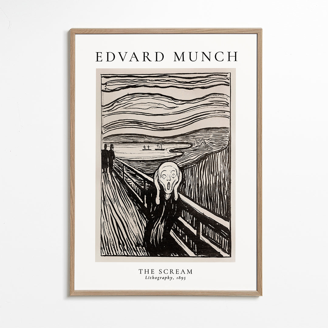 Edvard Munch The Scream Lithograph