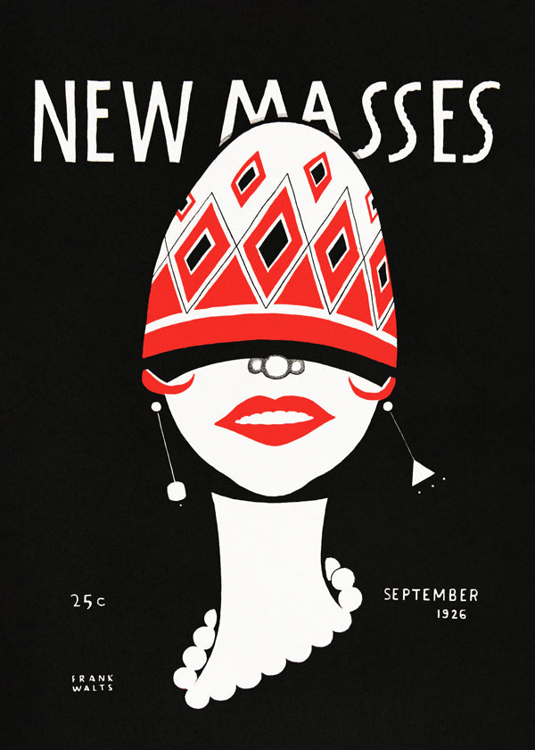 New Masses Vintage poster by Frank Walts