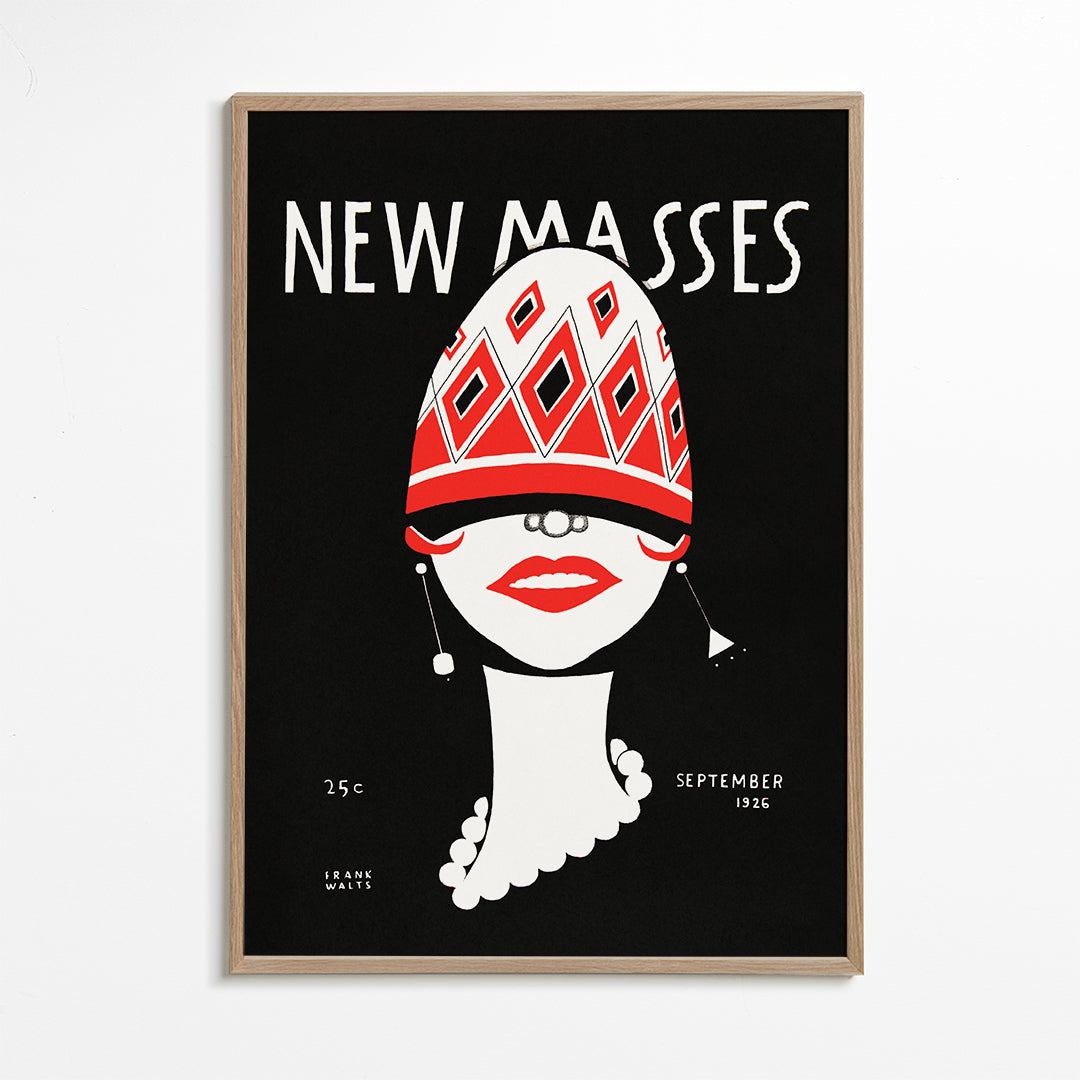 New Masses Vintage poster by Frank Walts