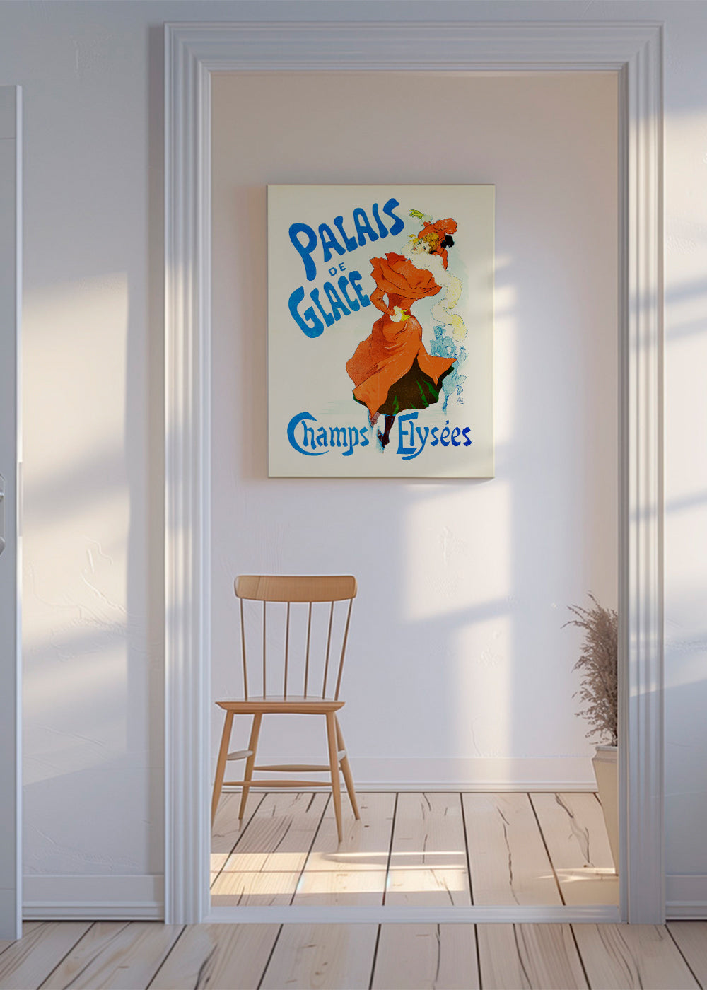 Vintage poster for the Palais de Glace ice skating rink, Champs-Elysees, Paris