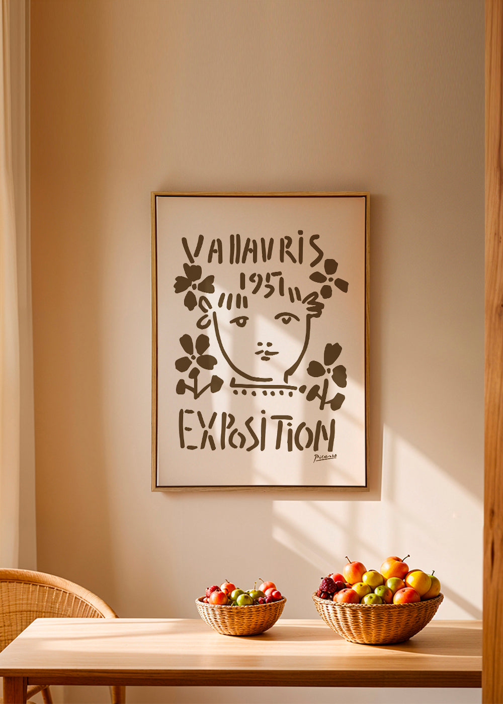 PIcasso Vallauris 1951 Exposition Poster