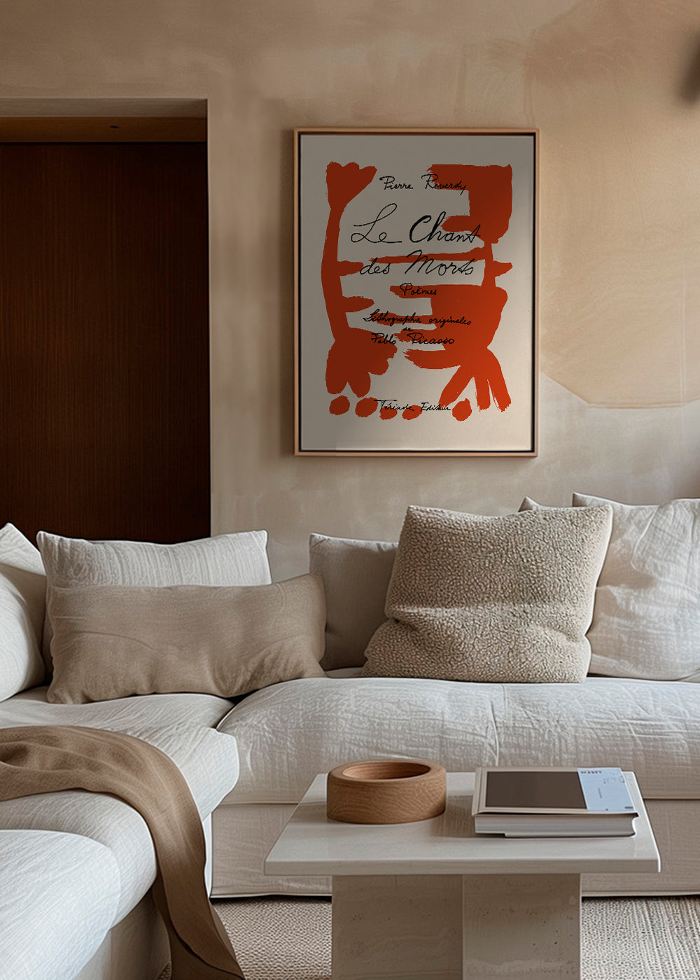 Picasso Le Chant des Morts Gallery Exhibition Poster