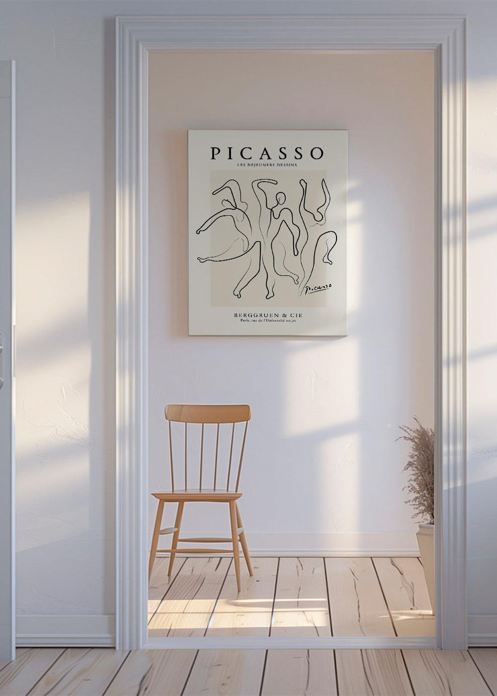 Pablo Picasso The Three Dancers Sktech poster