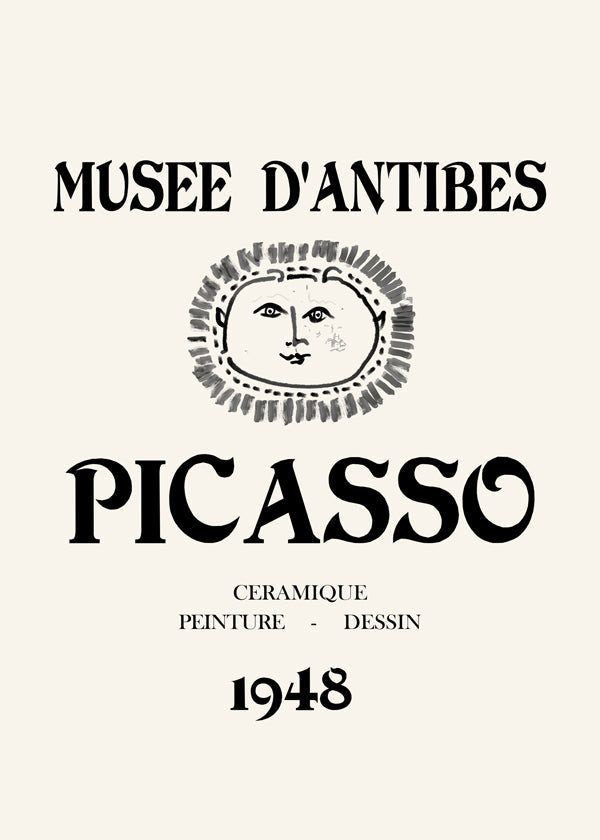 Picasso Musee D'Antibes Poster