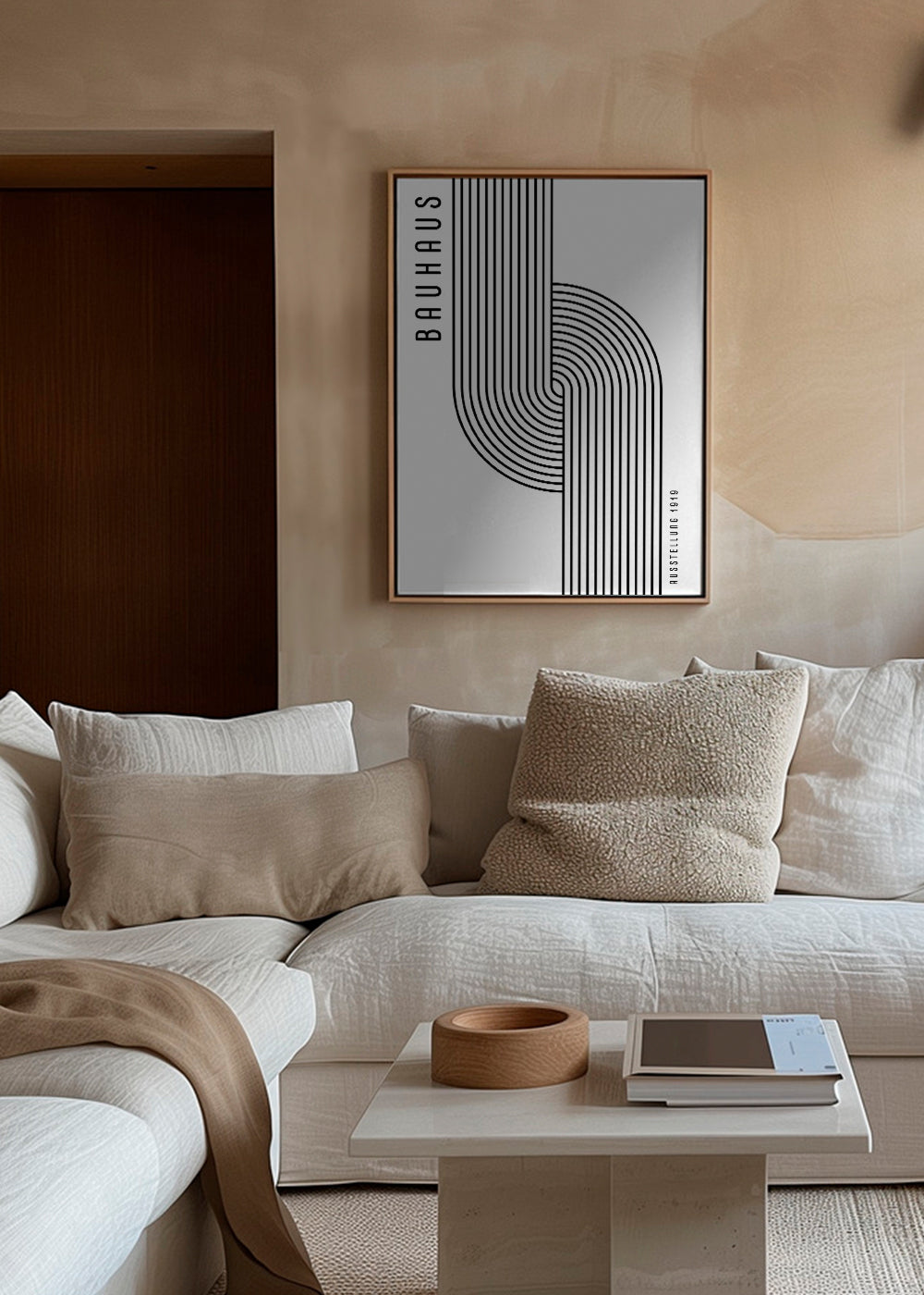 BAUHAUS AUSSTELLUNG Exhibition Poster  1919