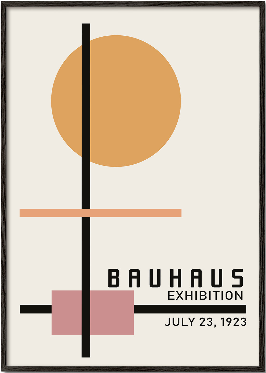 COLORFUL BAUHAUS NO.2 POSTER