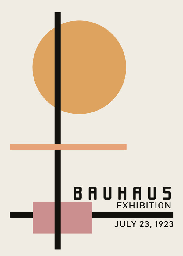 COLORFUL BAUHAUS NO.2 POSTER