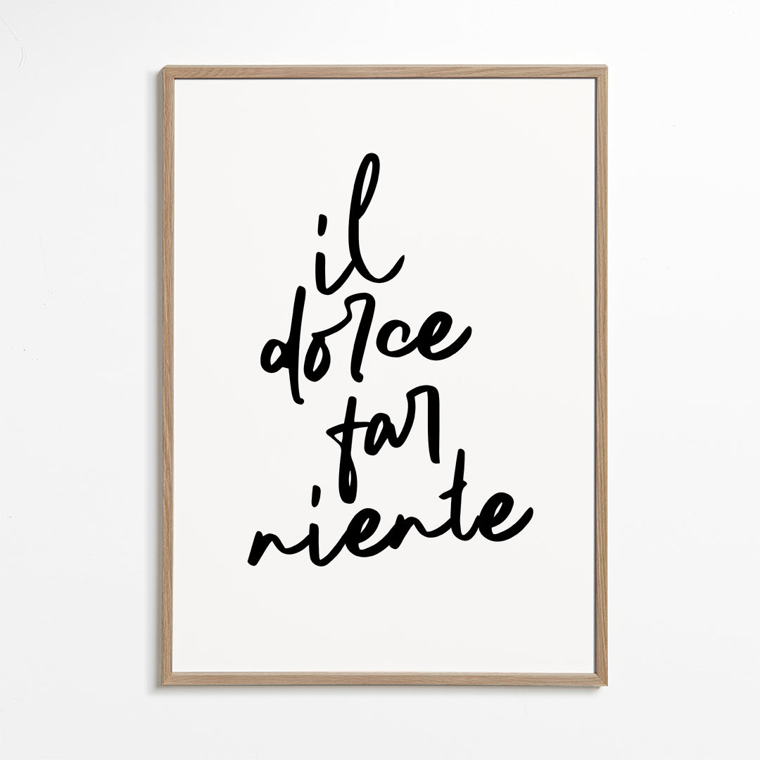 Il dolce far niente Poster