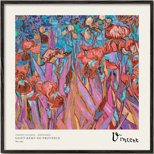 Vincent van Gogh - Irises Remix - Square