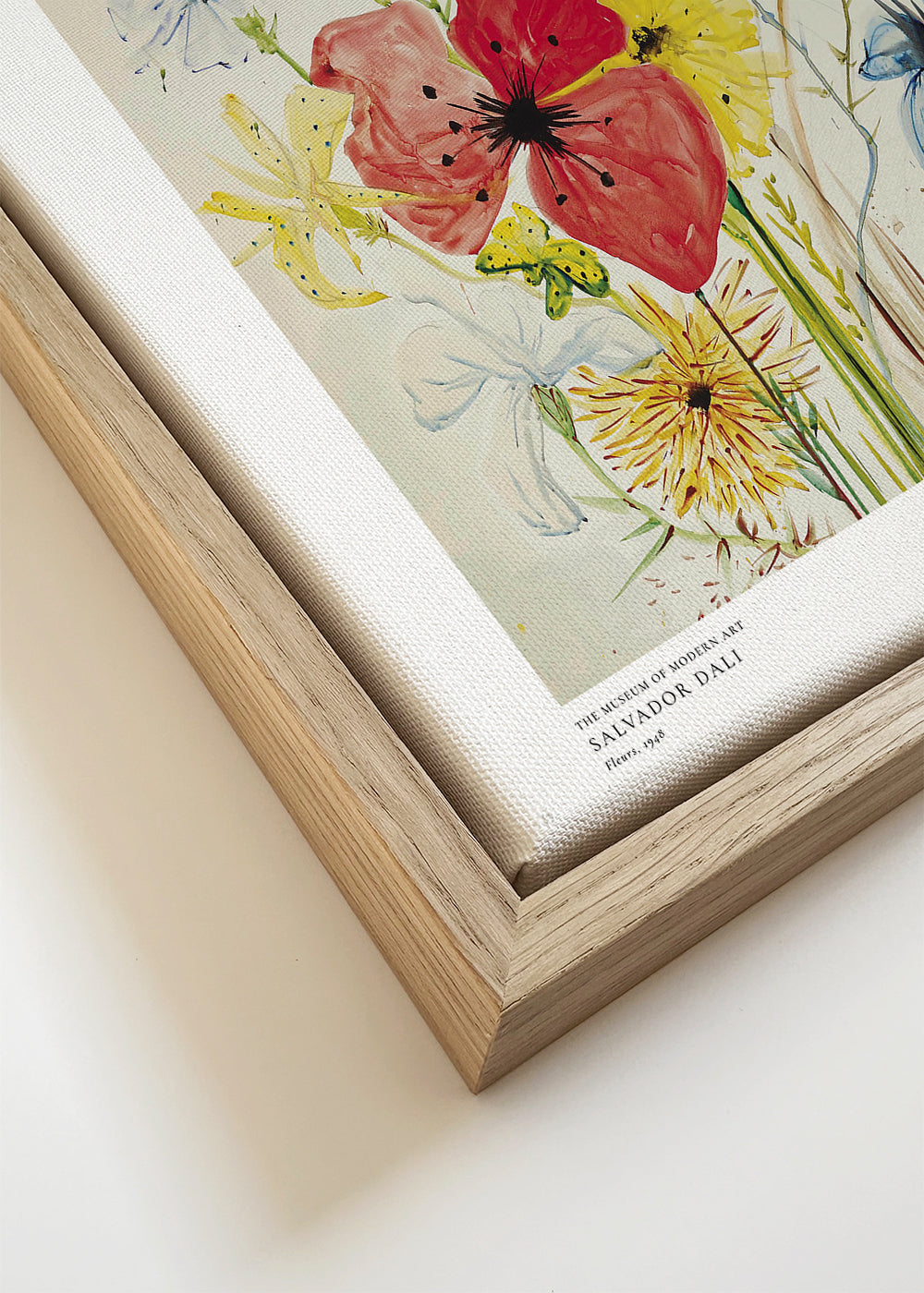 Salvador Dali fleurs II - Square