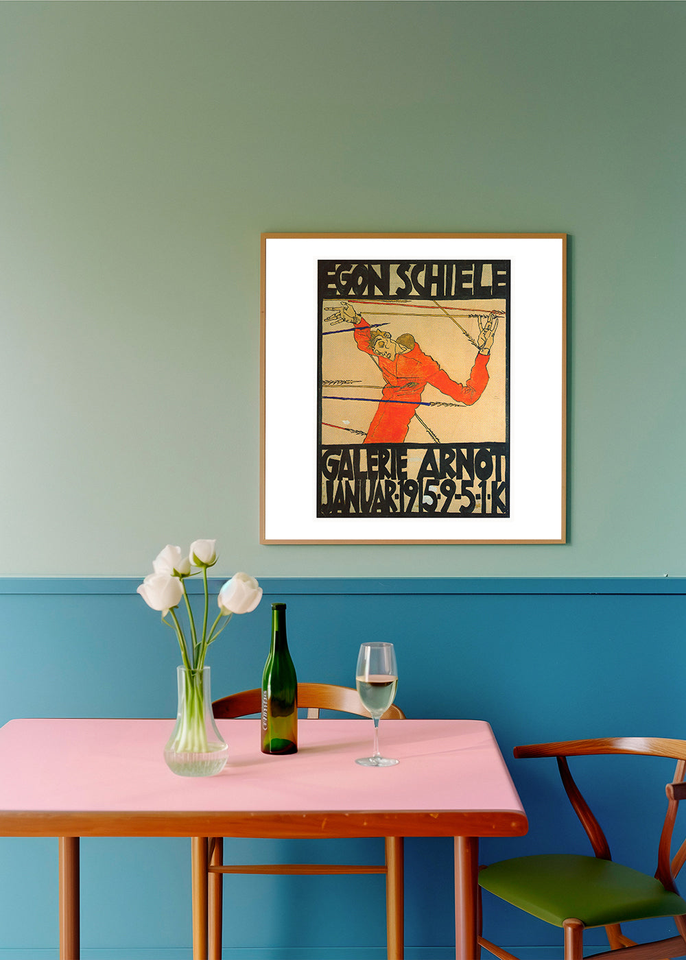 Galerie Arnot poster by Egon Schiele - Square