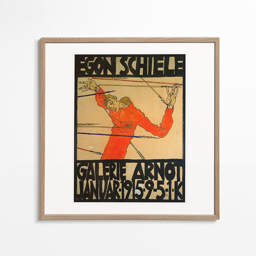 Galerie Arnot poster by Egon Schiele - Square