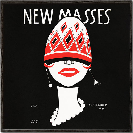 New Masses Vintage poster by Frank Walts - Square