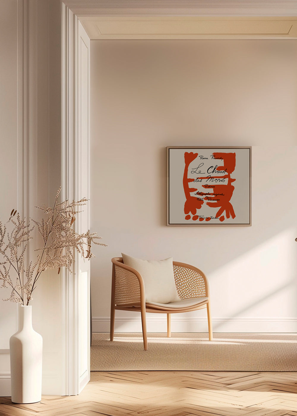 Picasso Le Chant des Morts Gallery Exhibition Poster - Square