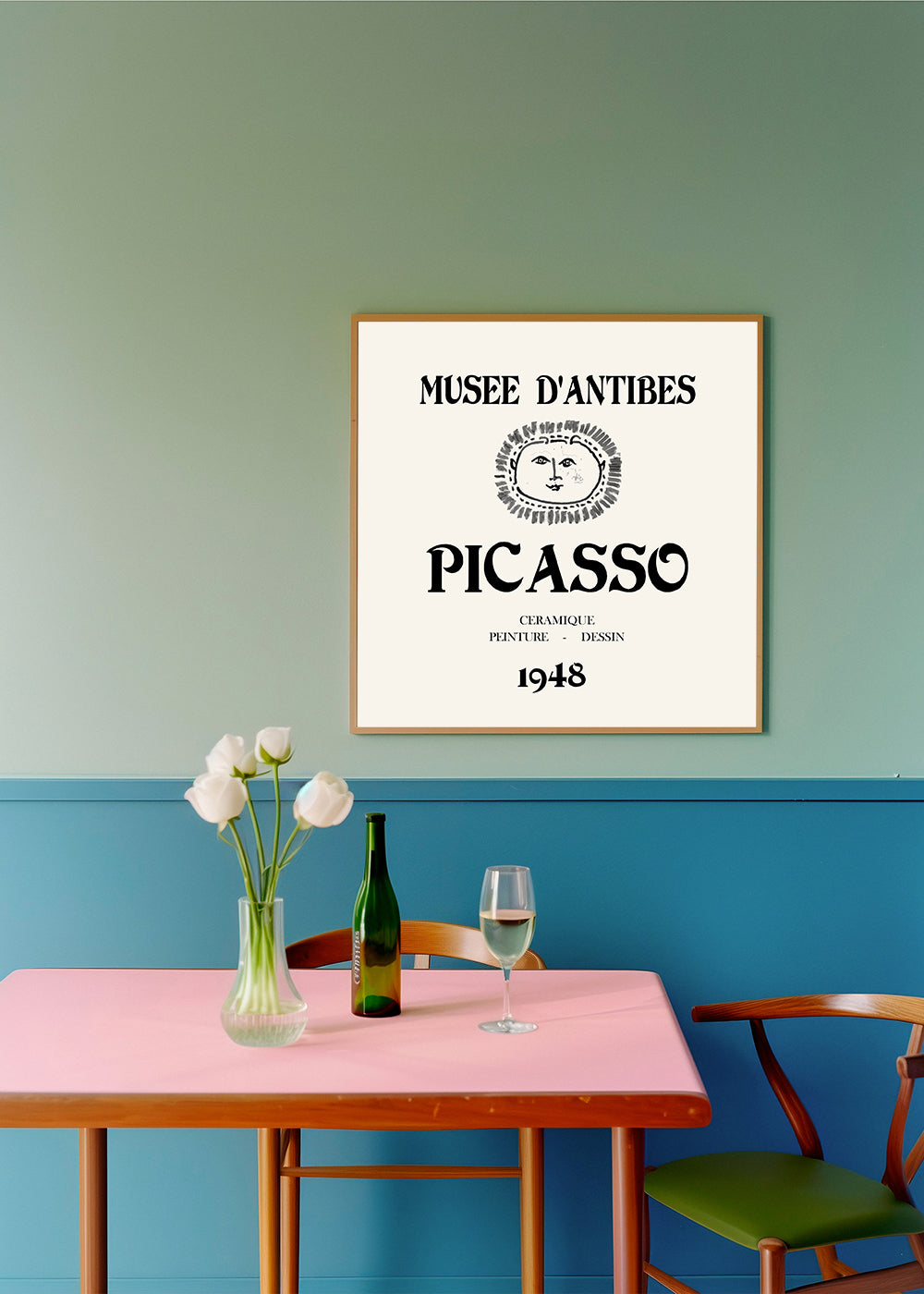 Picasso Musee D'Antibes Poster - Square