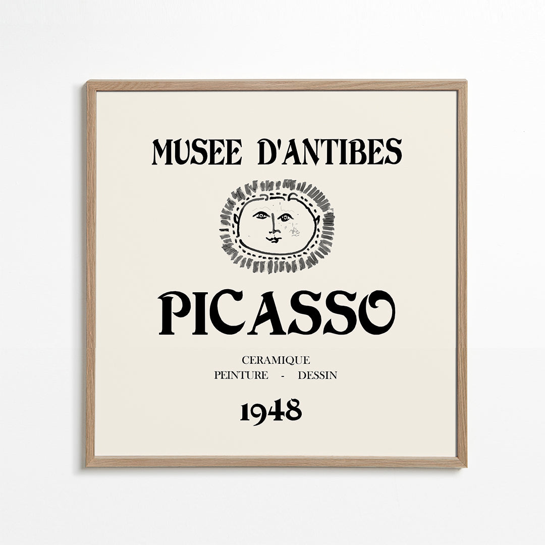 Picasso Musee D'Antibes Poster - Square