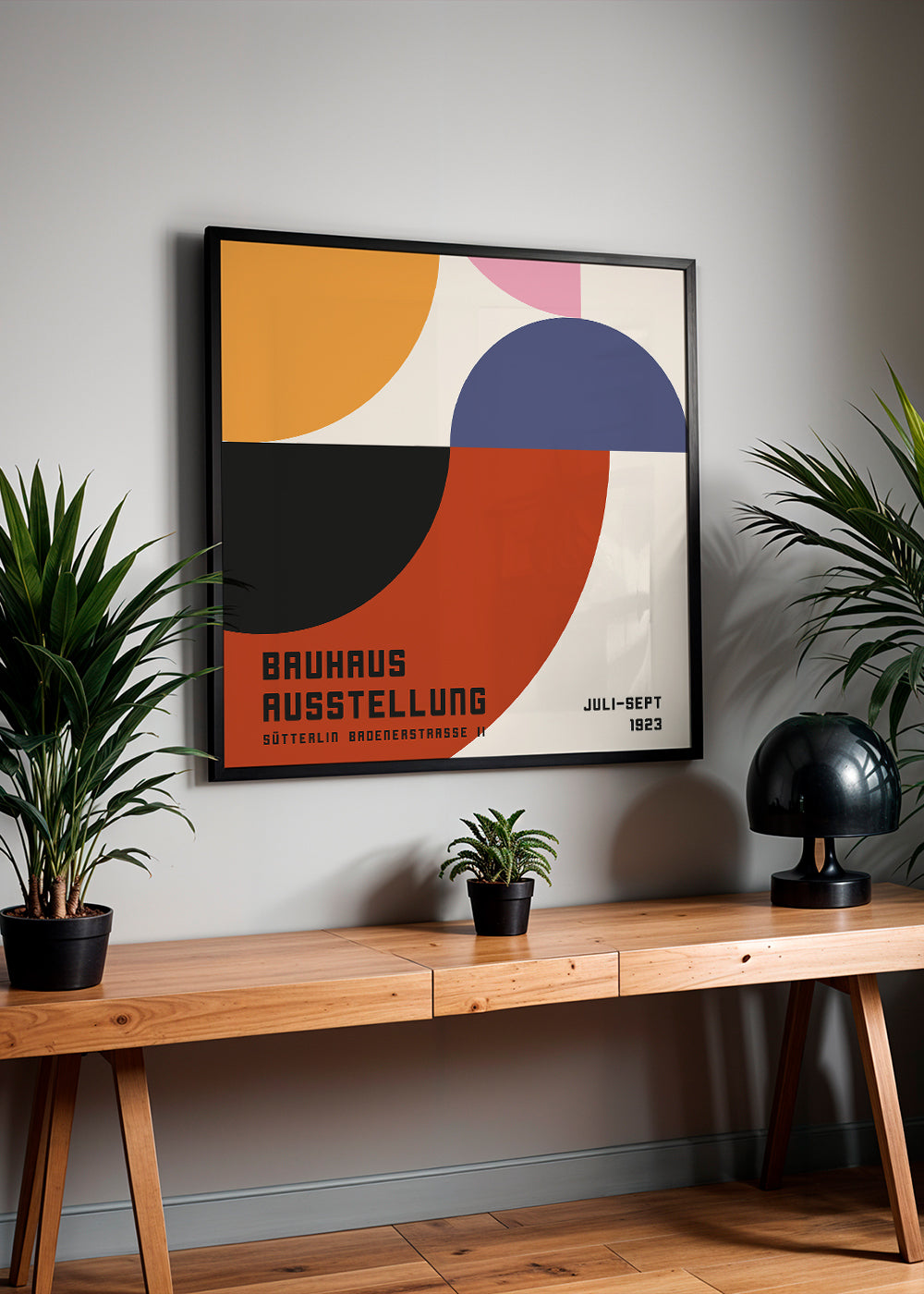 Bauhaus Exhibition Poster  1923 - Square