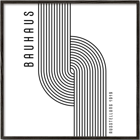 BAUHAUS AUSSTELLUNG Exhibition Poster  1919 - Square