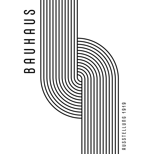 BAUHAUS AUSSTELLUNG Exhibition Poster  1919 - Square