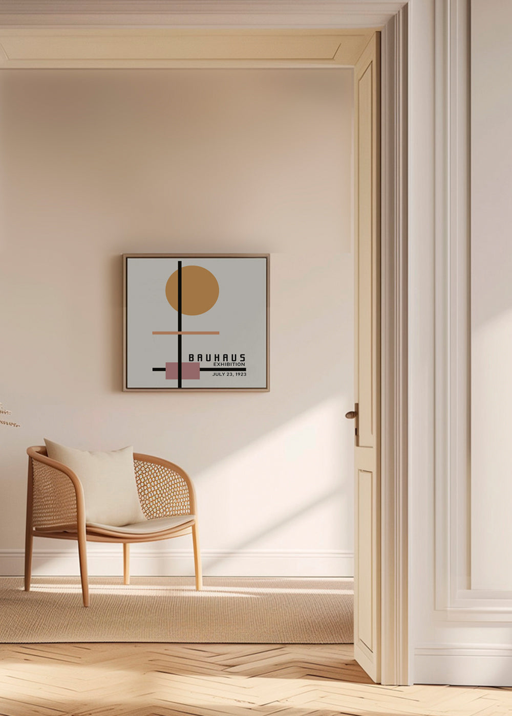 COLORFUL BAUHAUS NO.2 POSTER - Square
