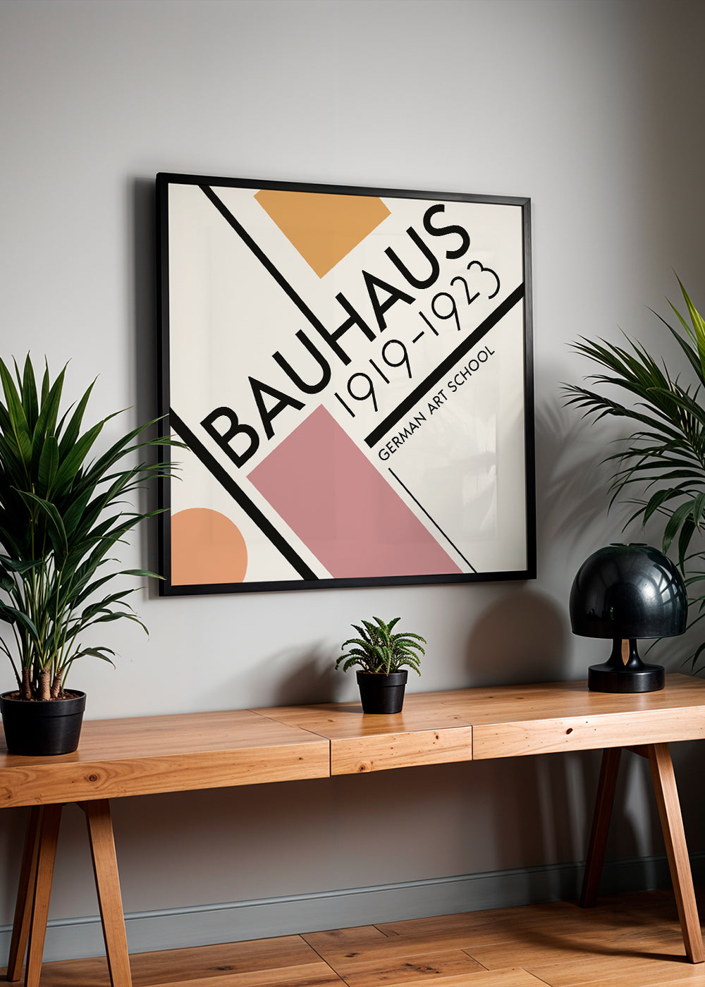 COLORFUL BAUHAUS NO.3 POSTER - Square