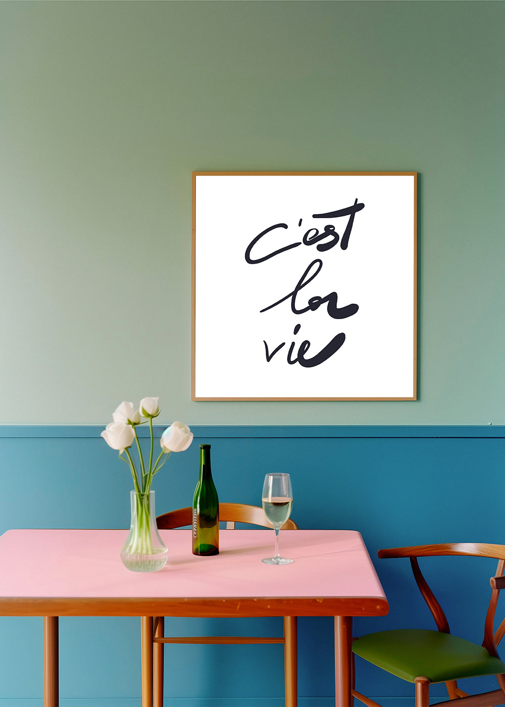 c'est la vie poster - Square