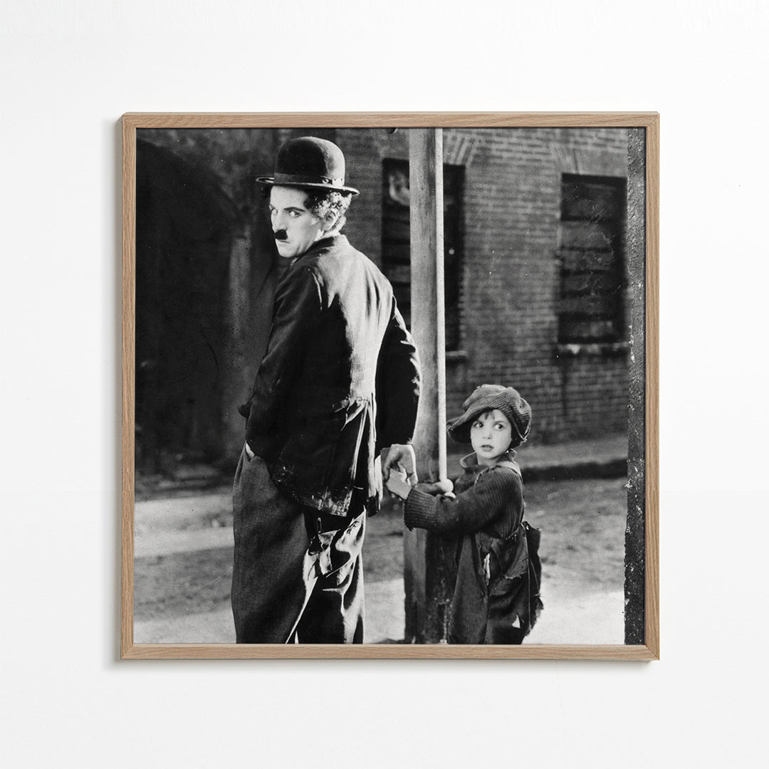 Charlie Chaplin Vintage Photograph - Square