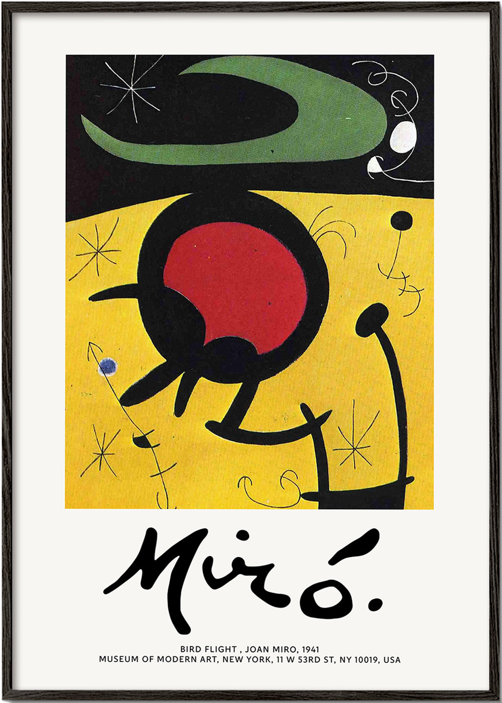 Joan Miro, Bird Flight