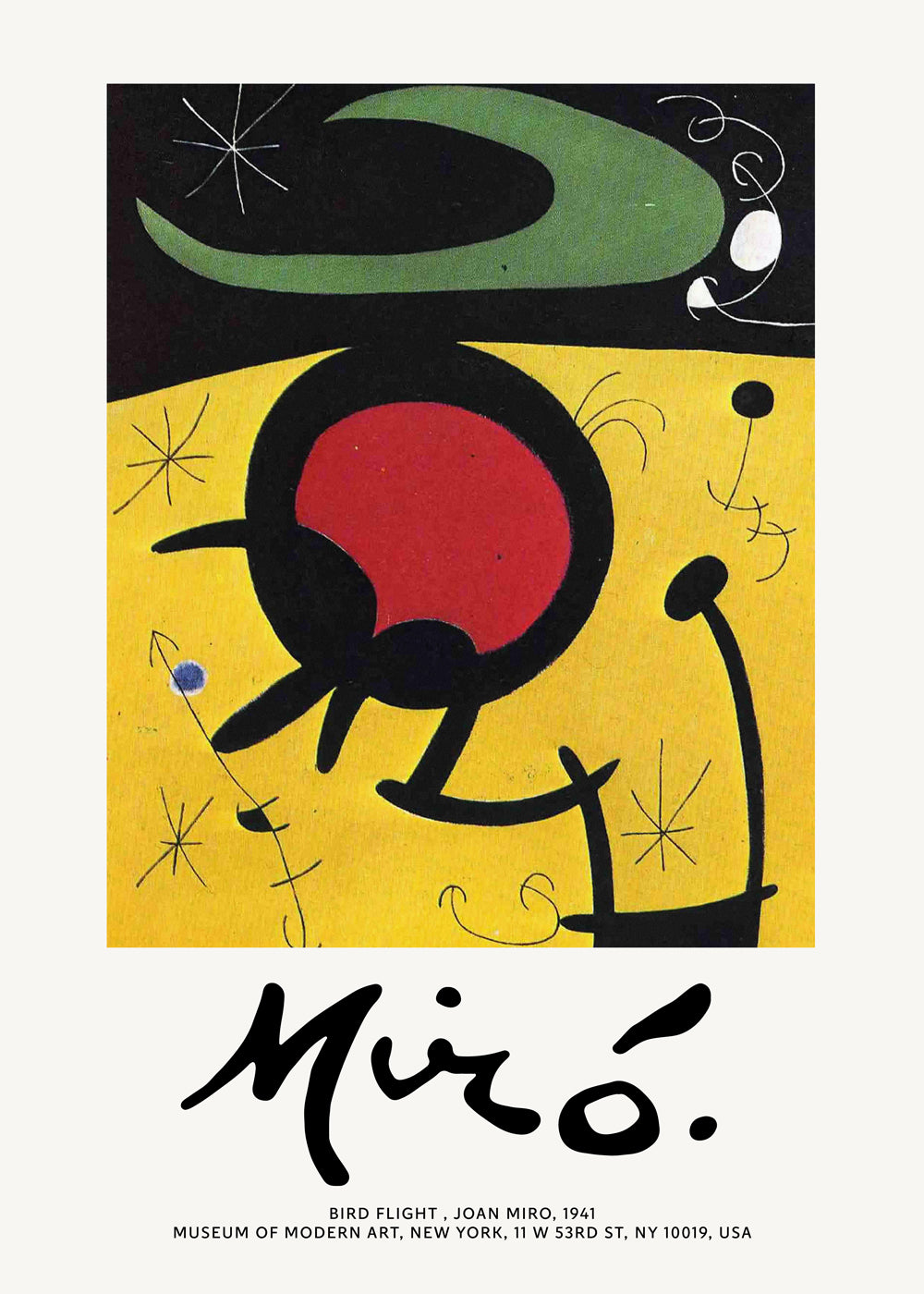 Joan Miro, Bird Flight