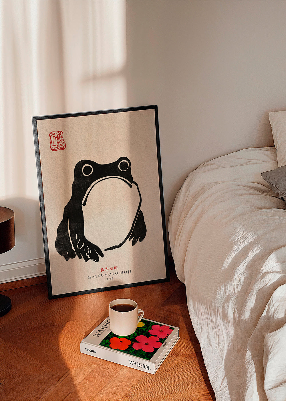 Artwork Japanese frog minimal | Wall art, framed prints and