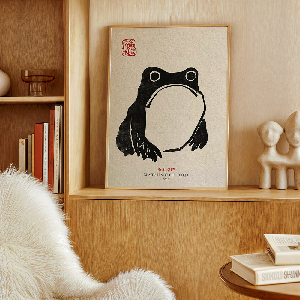 Scandinavian wall art Matsumoto Hoji, Frog III | Wall art, framed