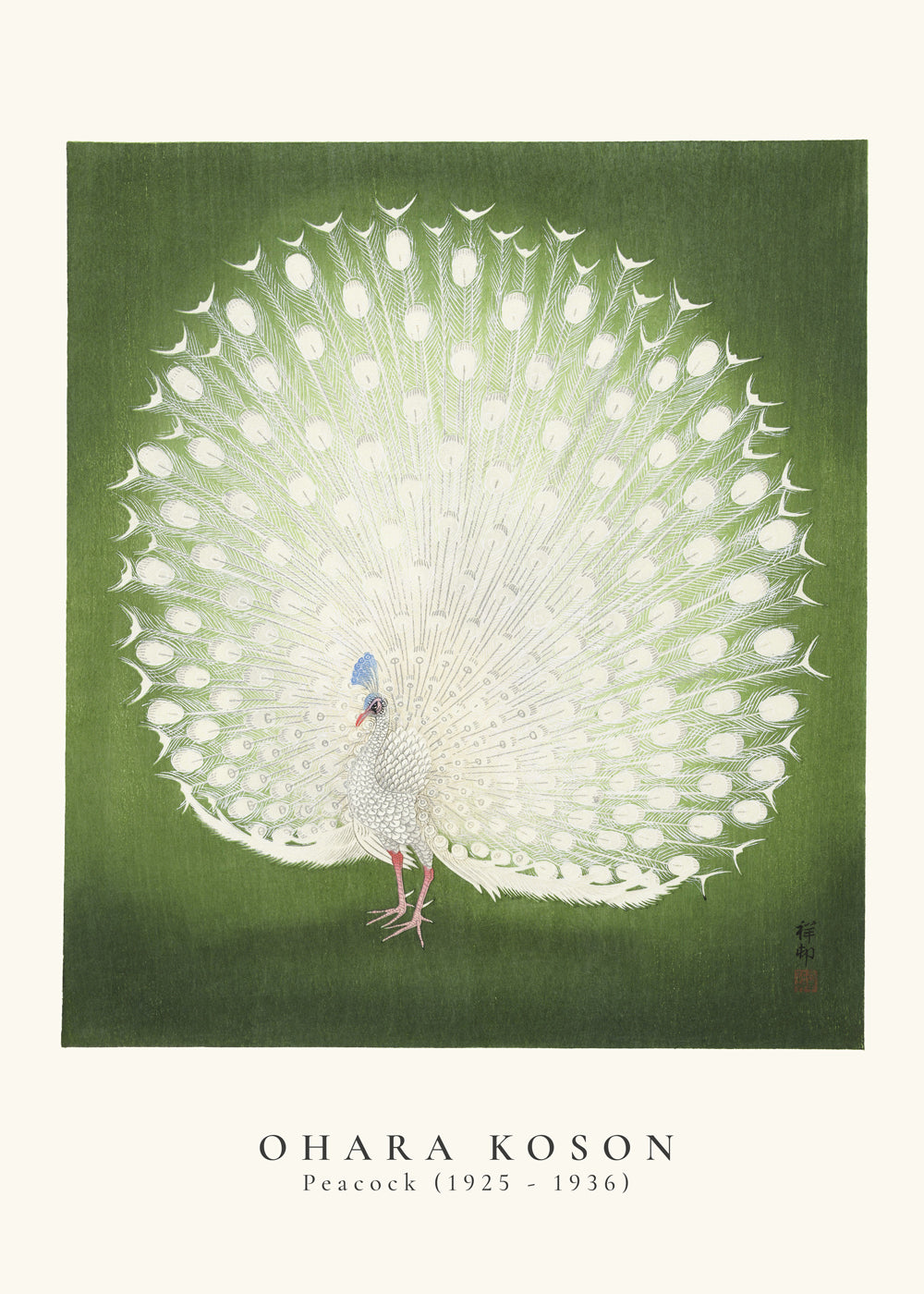 Ohara Koson, Peacock